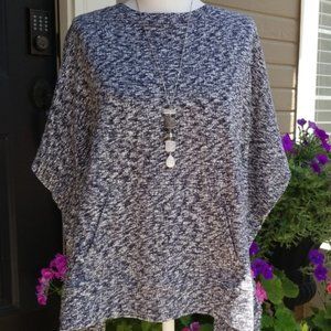 Lou & Grey Marl Knit Poncho